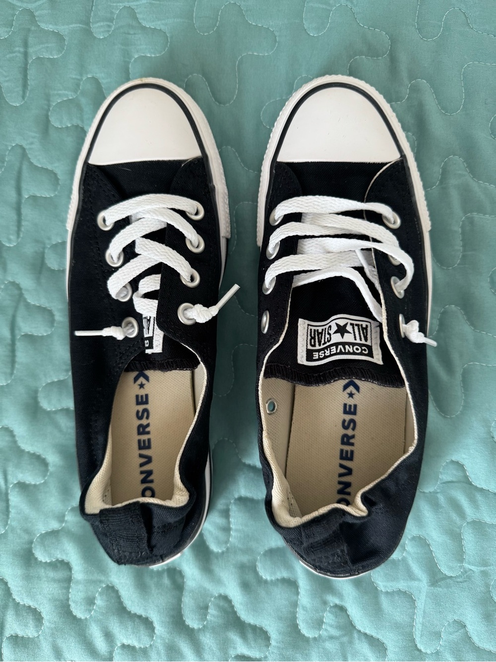Converse All Star Women's Low-Top Sneakers in Black and White